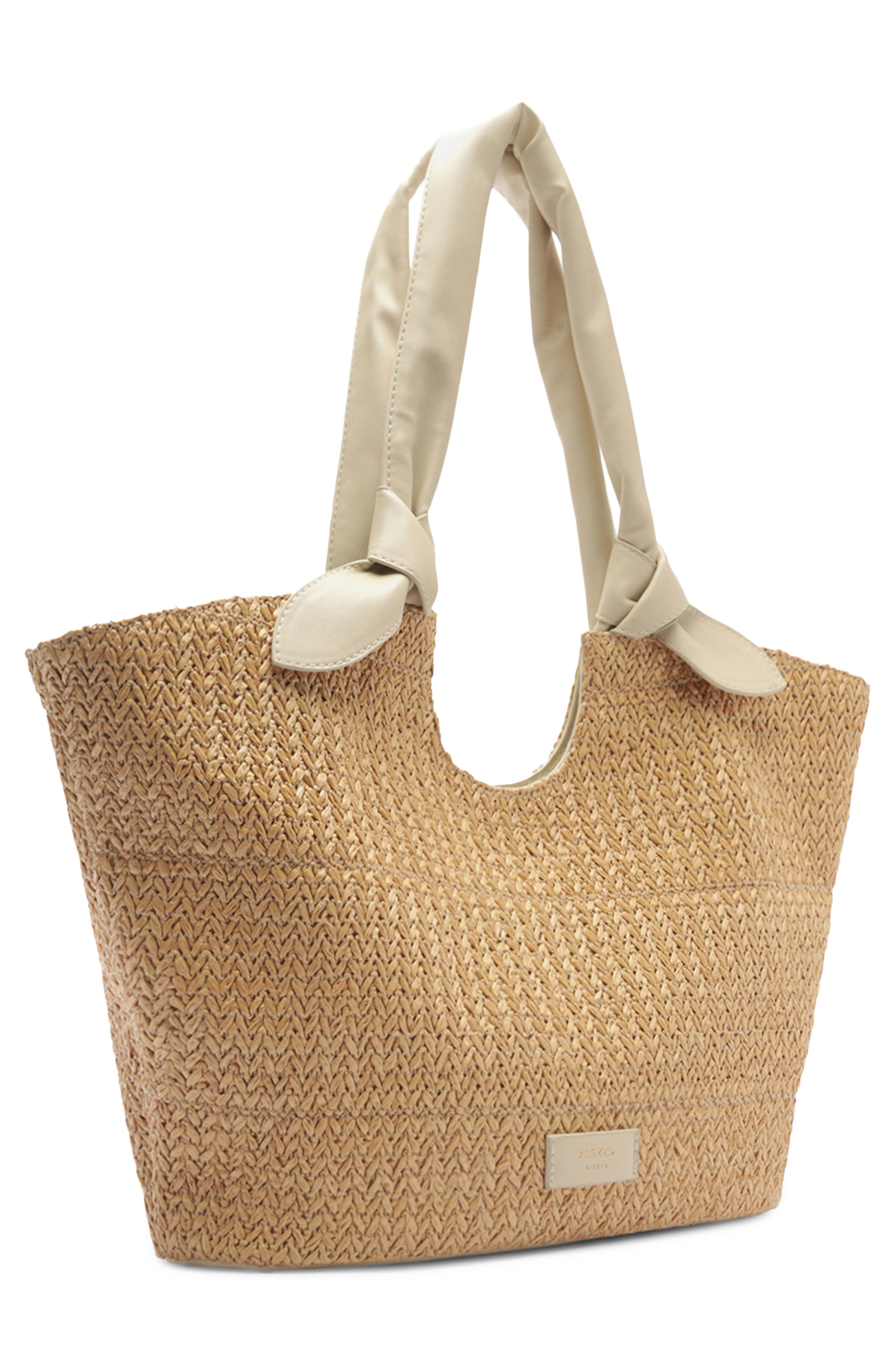 Arezzo Large Carmela Shopper Bag, Alternate, color, Natural/ Panacota