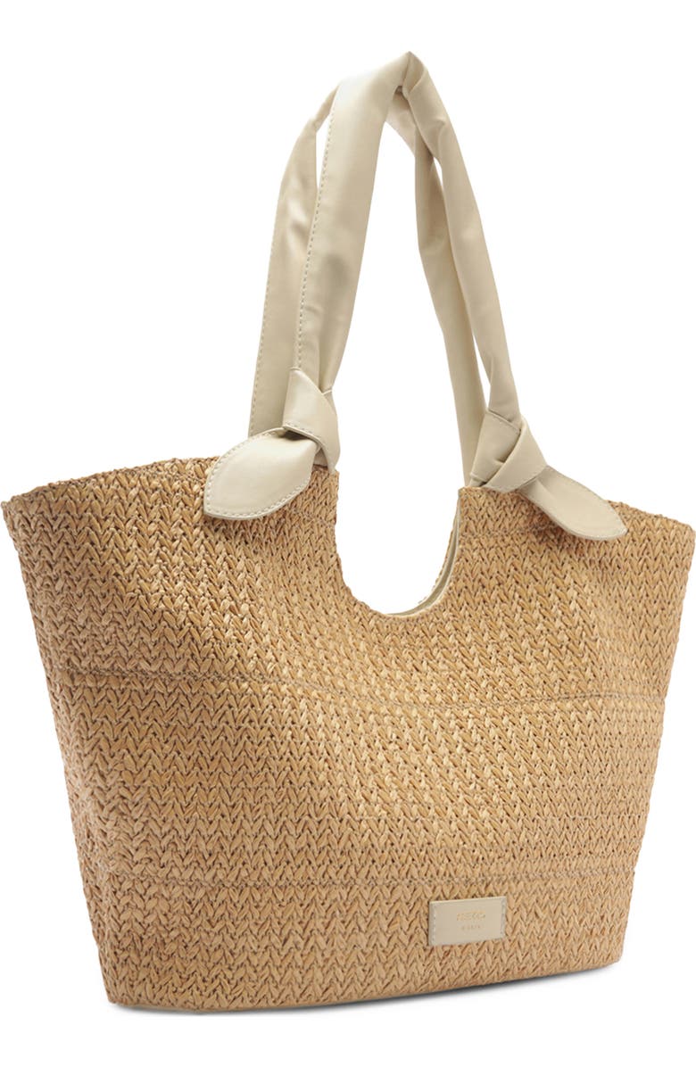 Arezzo Large Carmela Shopper Bag, Alternate, color, Natural/ Panacota