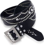 mnml Stud Leather Belt
