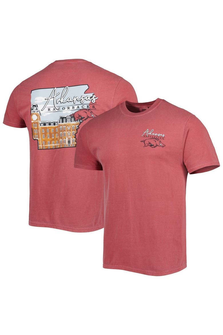 Men's Crimson Arkansas Razorbacks Hyperlocal T-Shirt, Main, color, Crimson