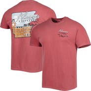 IMAGE ONE Men's Crimson Arkansas Razorbacks Hyperlocal T-Shirt