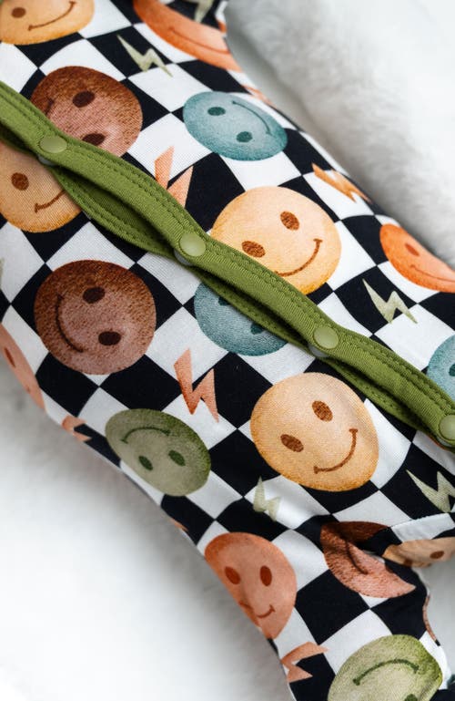 Laree + Co Hunter Convertible Baby Footie In Green