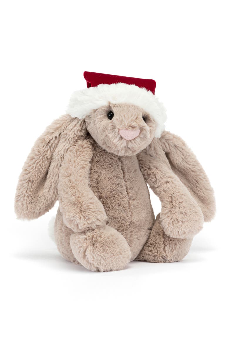 Bashful Christmas Bunny Stuffed Animal, Main, color, MULTI