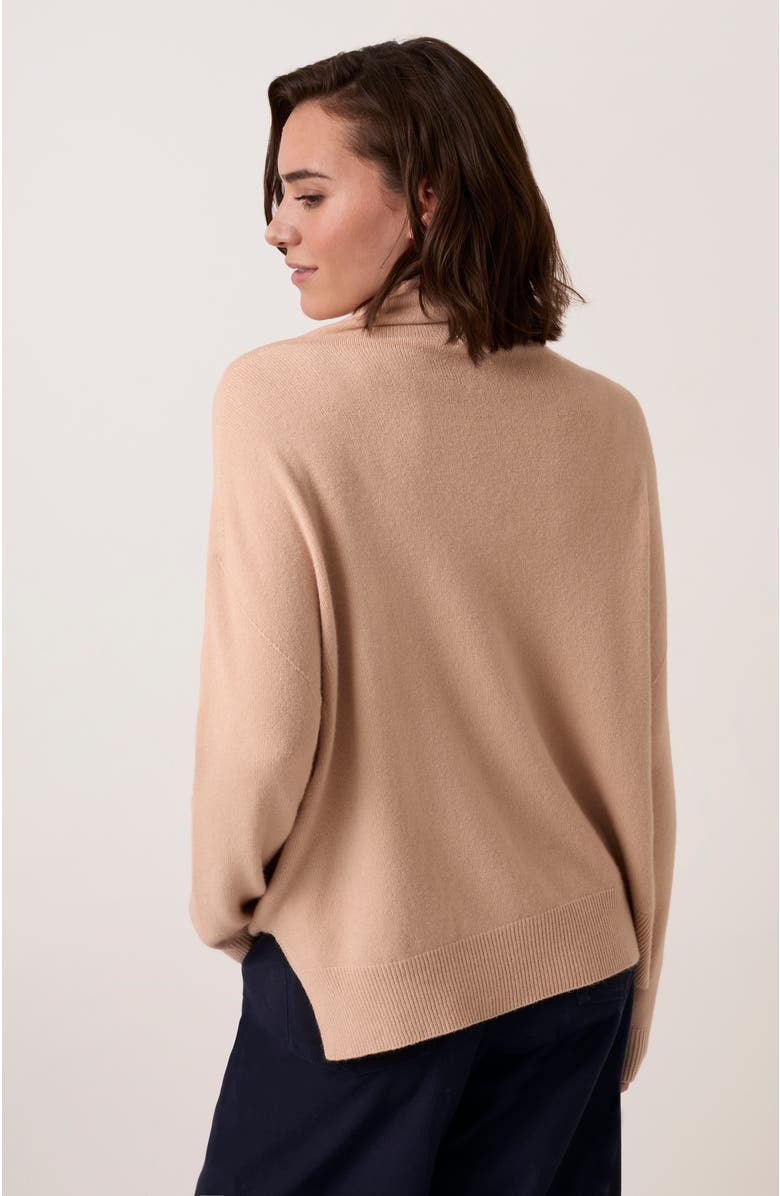 Celtic & Co. Slouchy Roll Neck Jumper, Alternate, color, Peony
