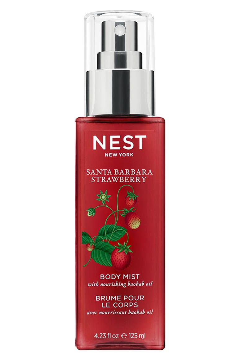 Santa Barbara Strawberry Body Mist, Main, color, NO COLOR