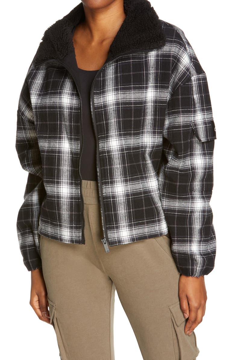 Alo Heritage Plaid Jacket, Main, color,