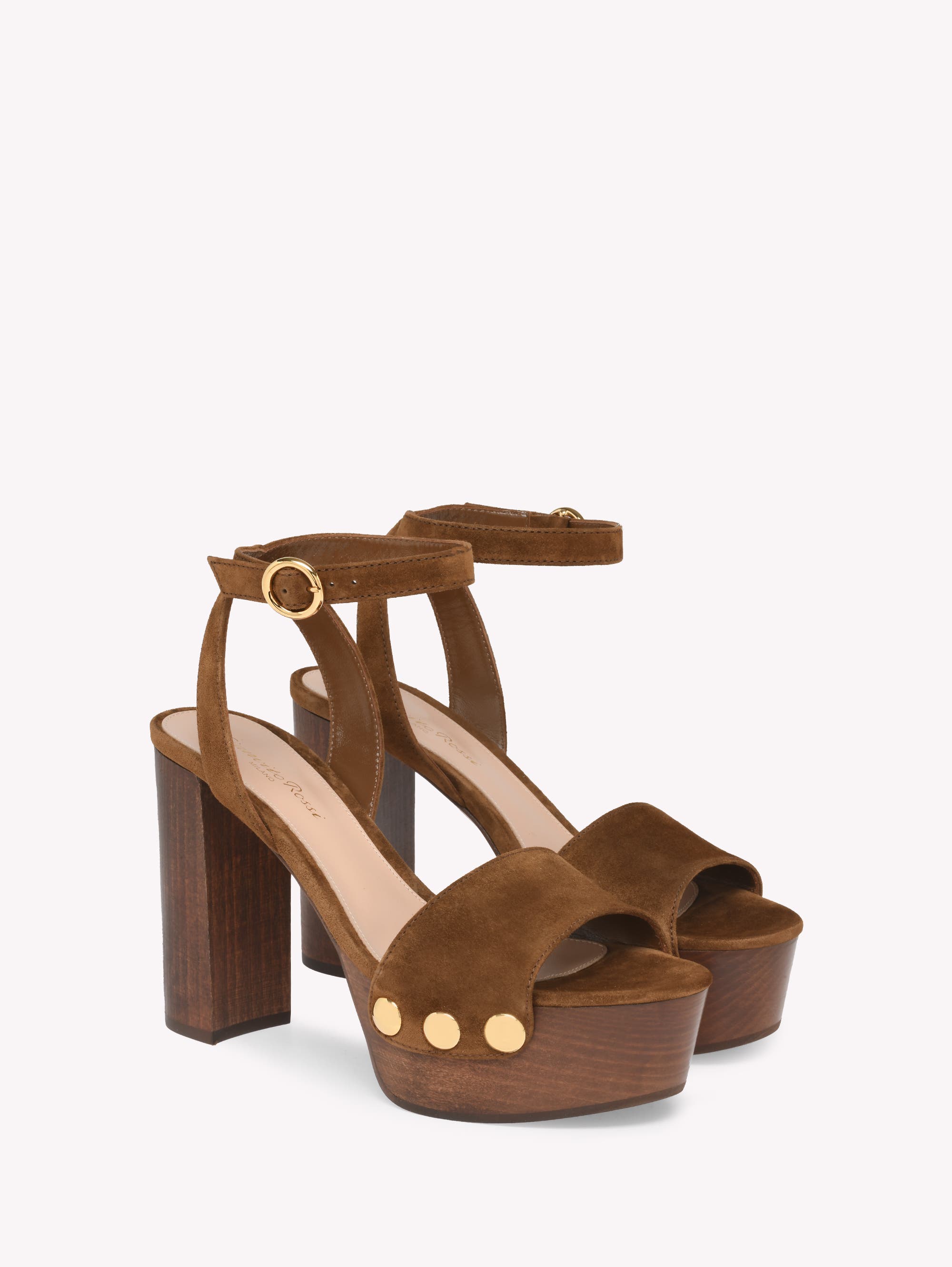 Gianvito Rossi Ardèa Sandals, Alternate, color, Brown Leather