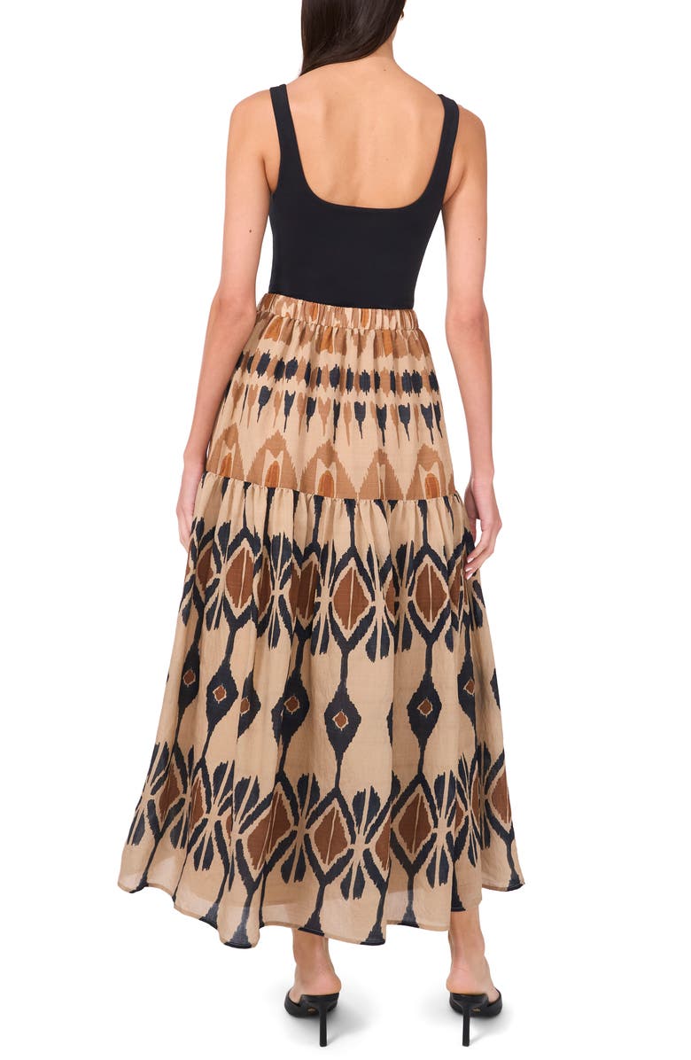 Halogen<sup>®</sup> Geo Print Full Maxi Skirt, Alternate, color,