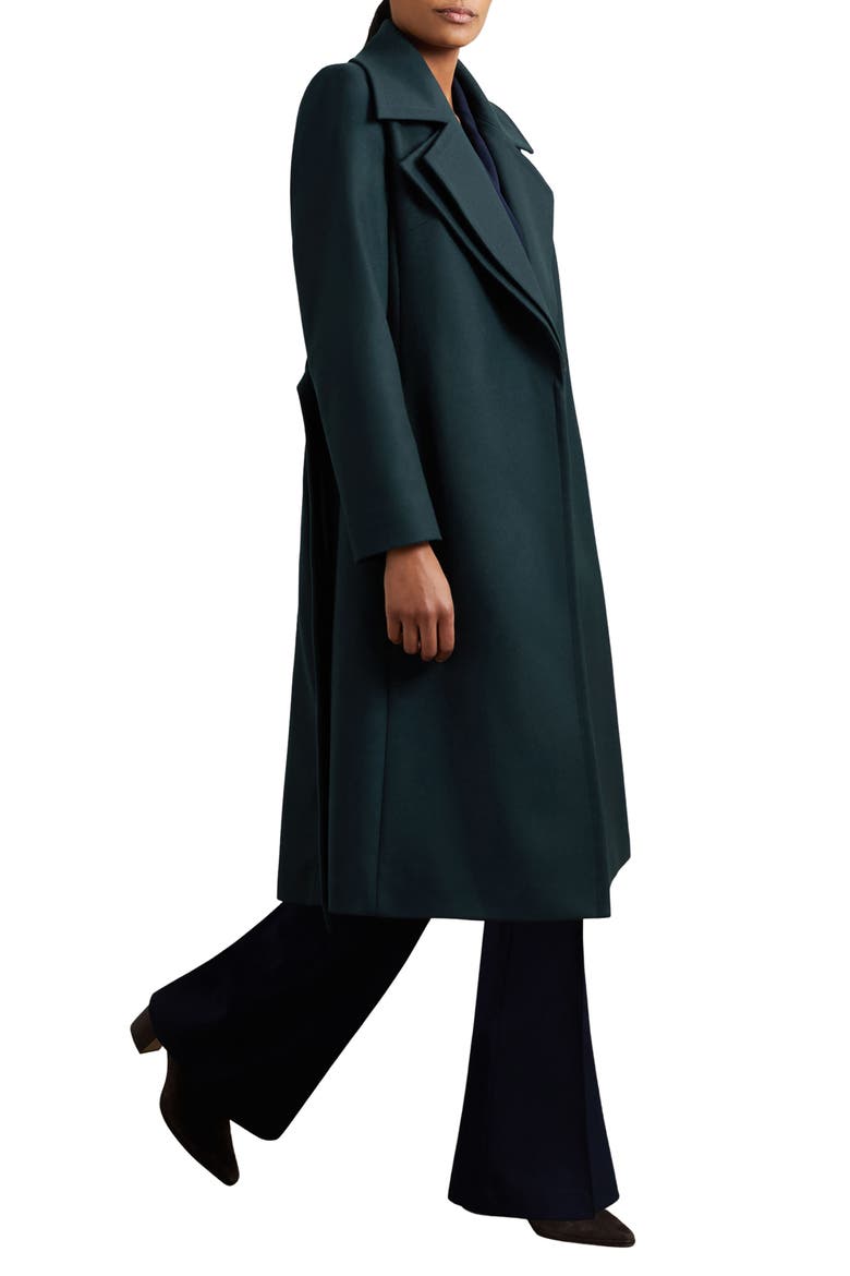 Reiss Odette Wool Blend Wrap Coat (Women) | Nordstrom