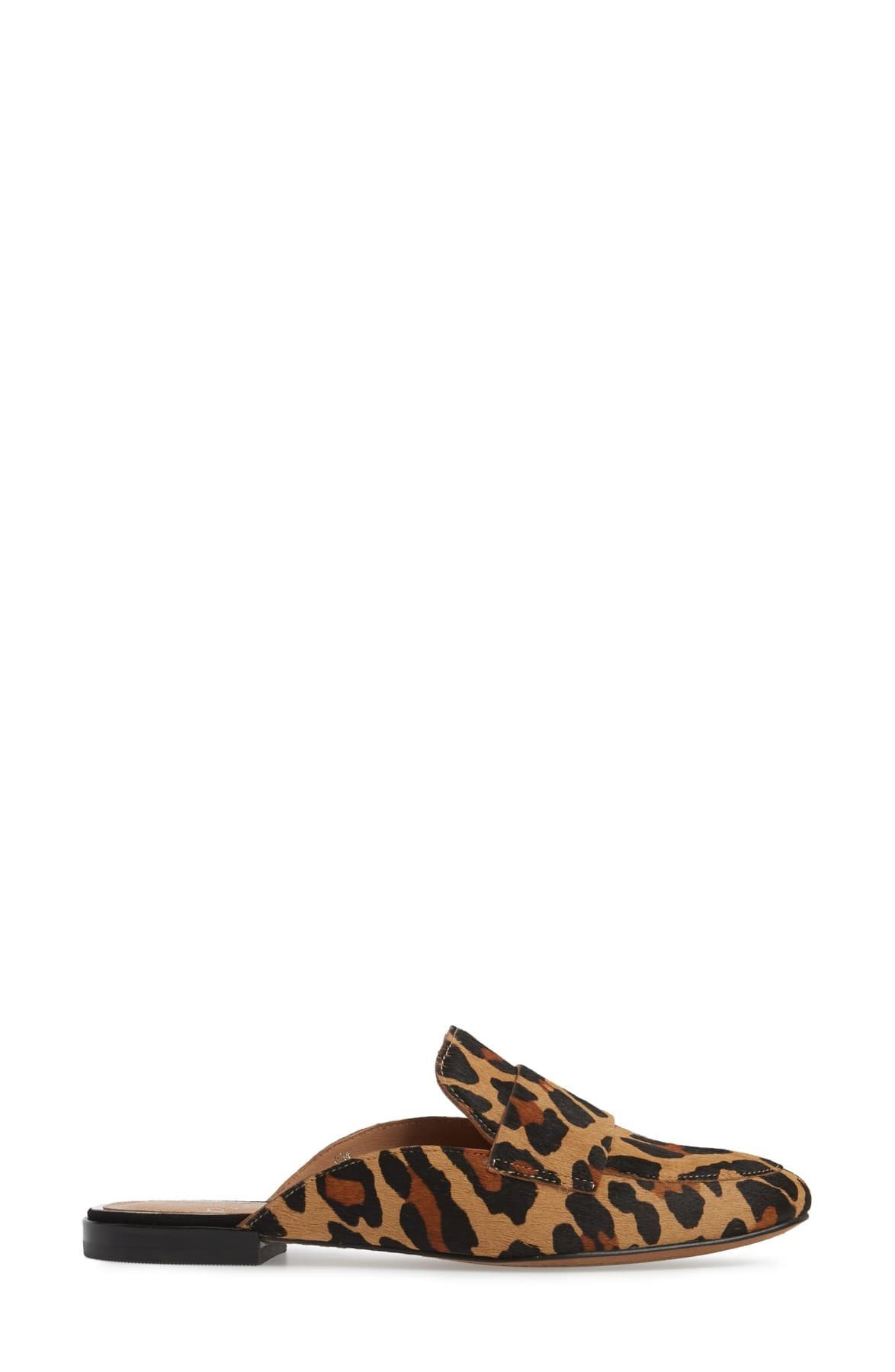 Annie Loafer Mule, Alternate, color, COGNAC/ BLACK