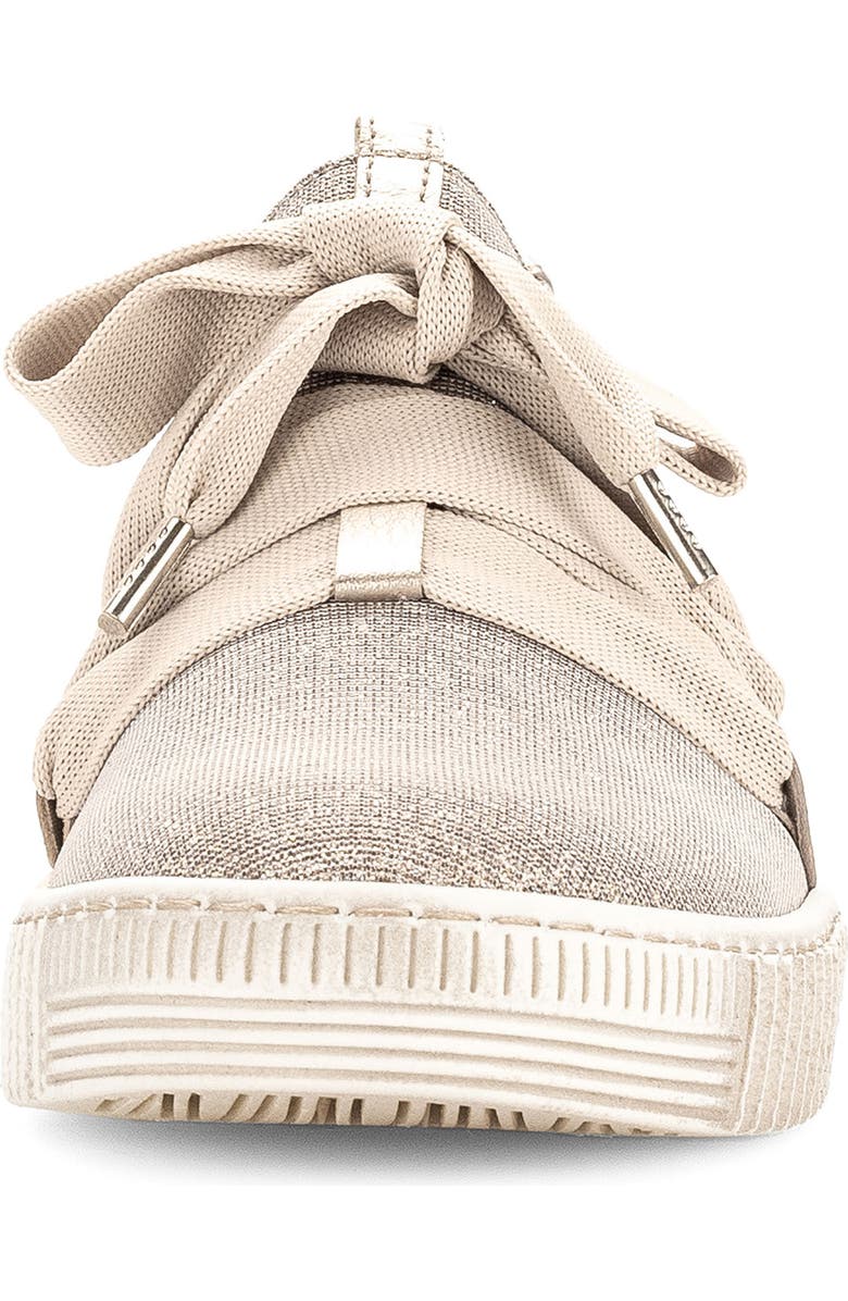 Gabor Bow Knit Sneaker, Alternate, color, Rosato