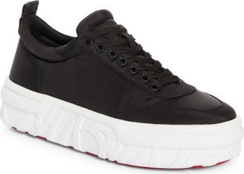 関送込 Christian Louboutin Choukario ロゴ スニーカー Choukario - Sneakers - Fabric and rubber - Black - Men