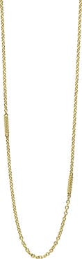 LAGOS Signature Caviar Long Station Necklace