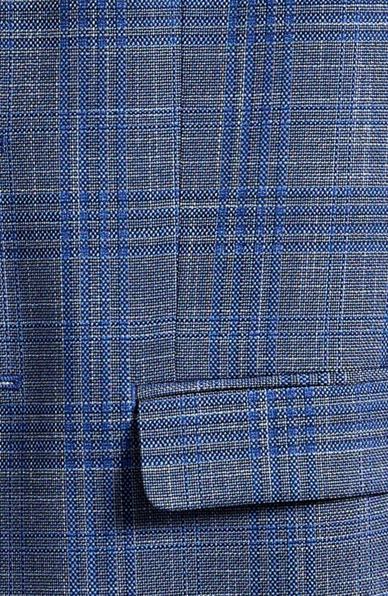 Tallia Kids' Blue Ghost Check Sport Coat, Alternate, color, Blue