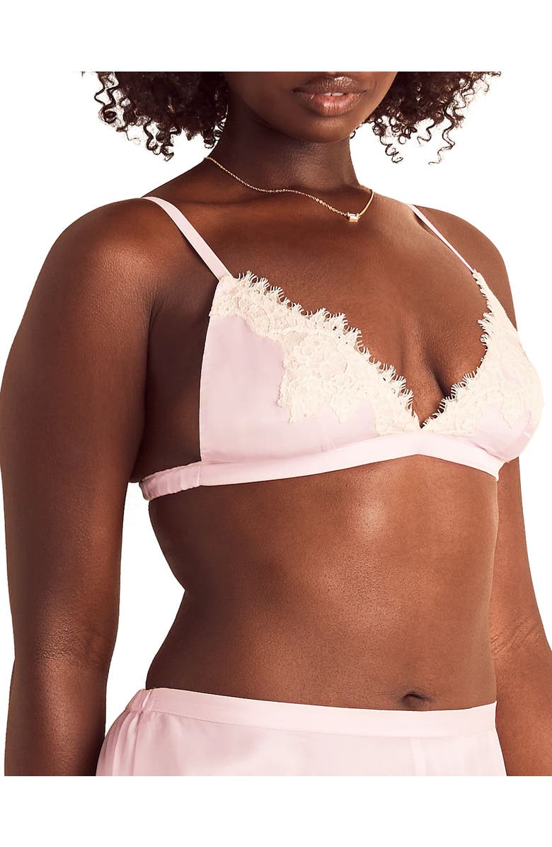 Adore Me Vegan Unlined Bralette Bra, Main, color, Light Pink