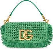 Dolce&Gabbana Faux Raffia Shoulder Bag