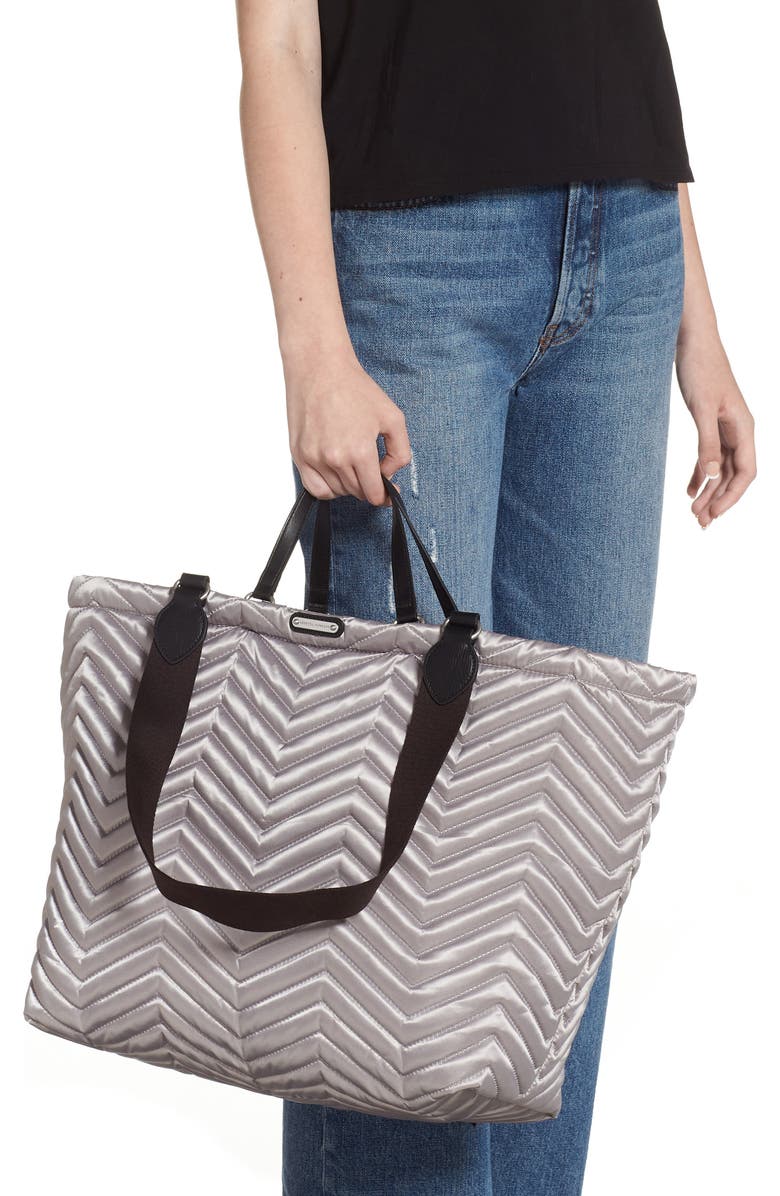 Rebecca Minkoff Sienna Quilted Nylon Tote, Alternate, color,