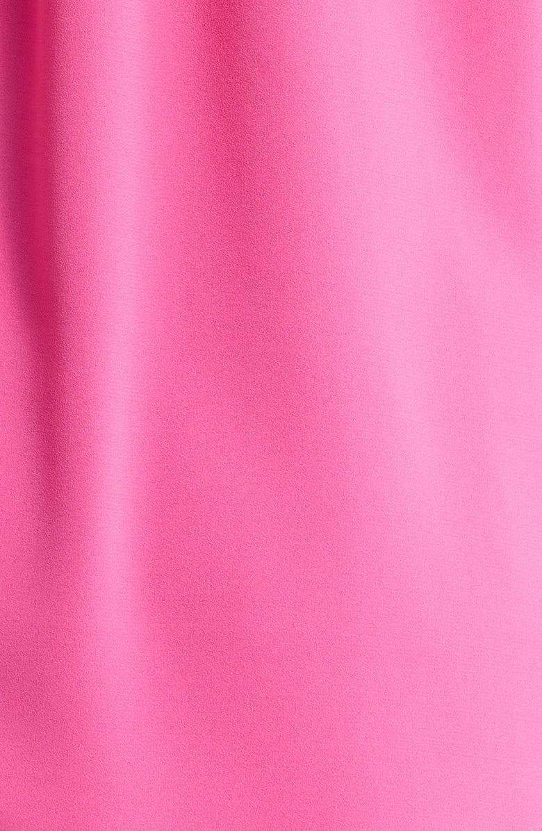 AK ANNE KLEIN Crepe Button-Up Shirt, Alternate, color, Pink Berry