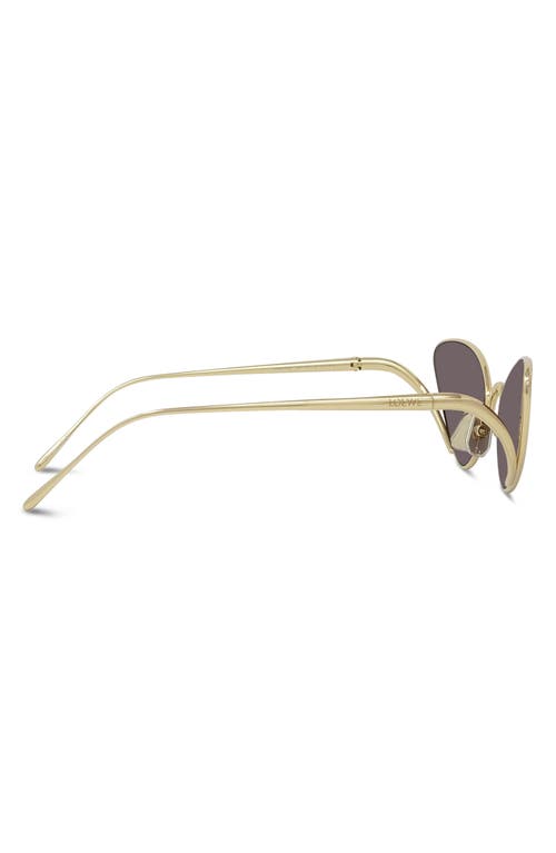 Loewe Signature 58mm Cat Eye Sunglasses In Pink