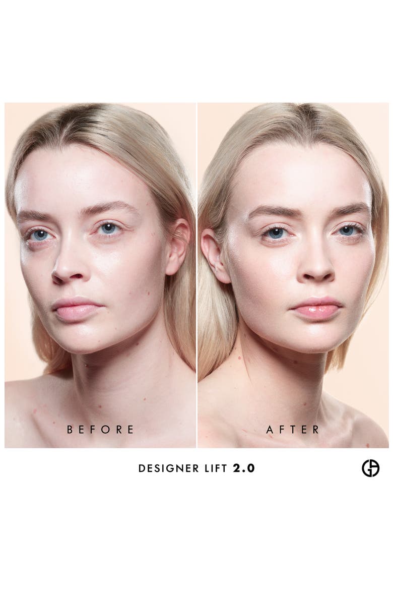 Giorgio Armani Designer Lift Smoothing Firming Full Coverage Foundation with SPF 20, Alternate, color, 02 LIGHT/WARM
