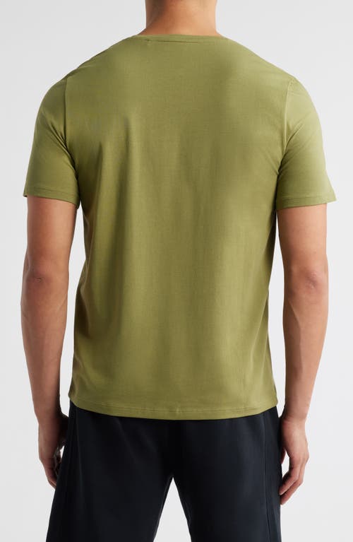 Hugo Boss Boss Mix Match Pajama T-shirt In Medium Green