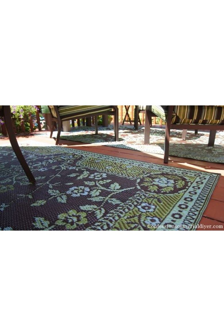 Garland Rug, Alternate, color, Teal Brown - 5'x8'