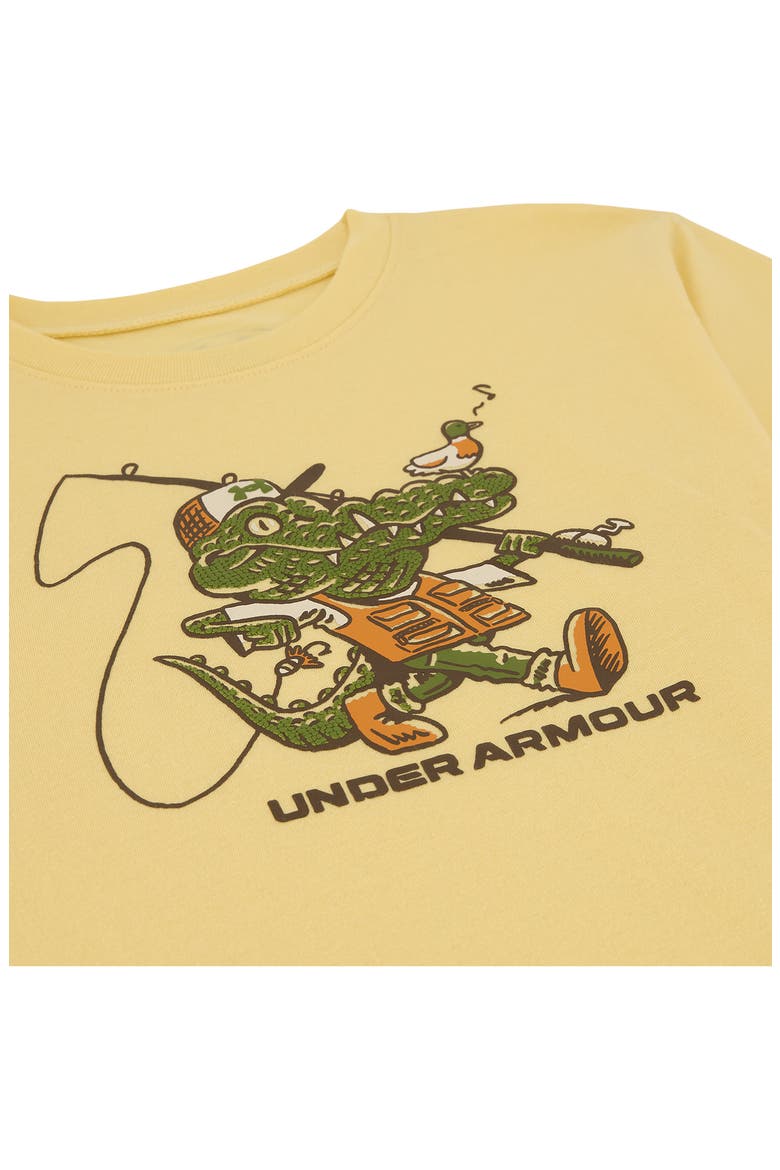 Kids' Graphic Print T-Shirt, Alternate, color, PALE LEMON