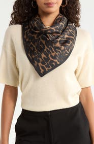 Nordstrom Printed Square Silk Scarf