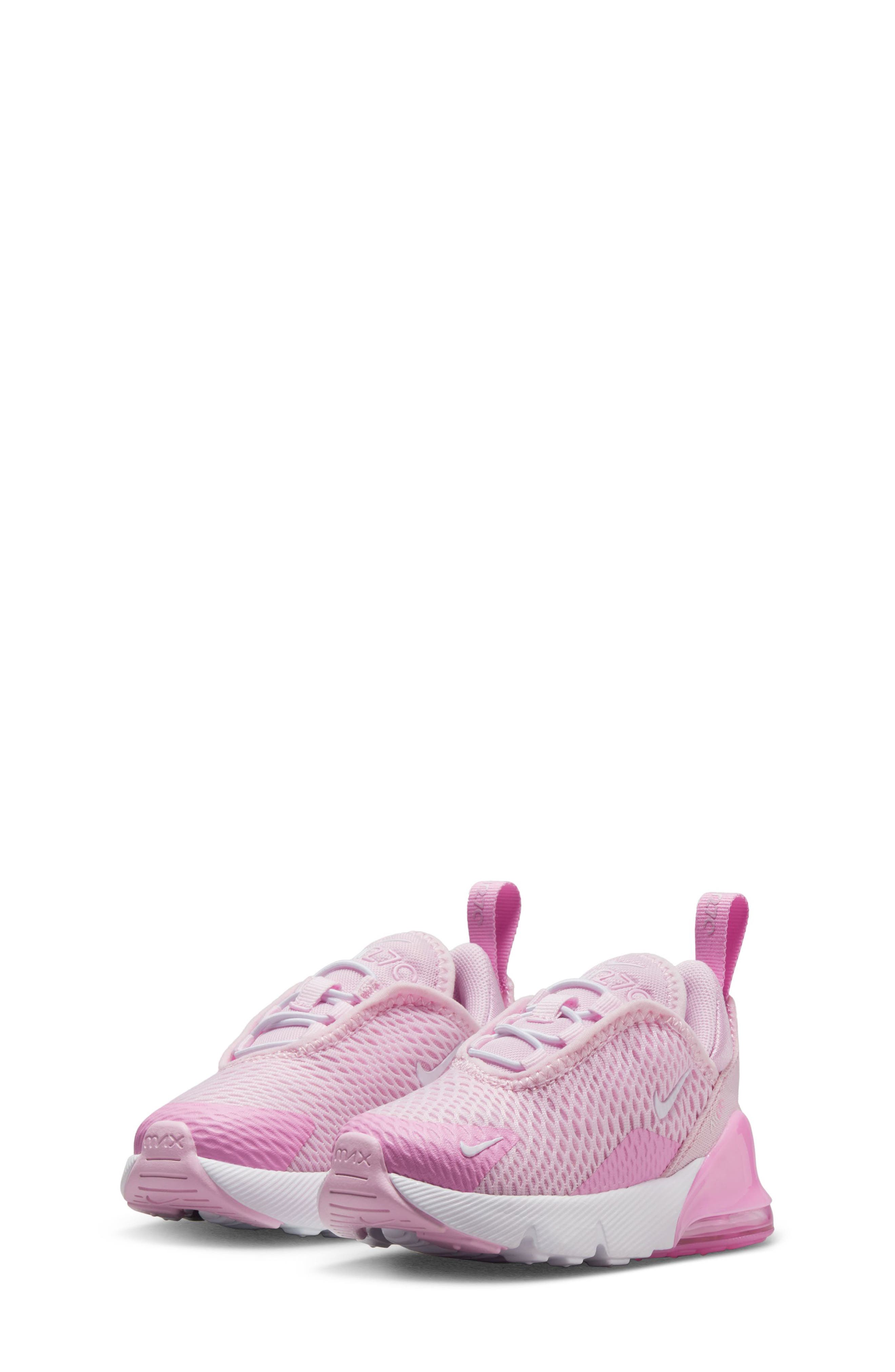 Kids' Air Max 270 Sneaker, Main, color, PINK FOAM / WHITE/ PINK RISE