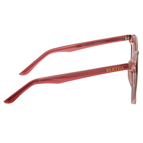 Bertha Avery Polarized Sunglasses In Pink/pink