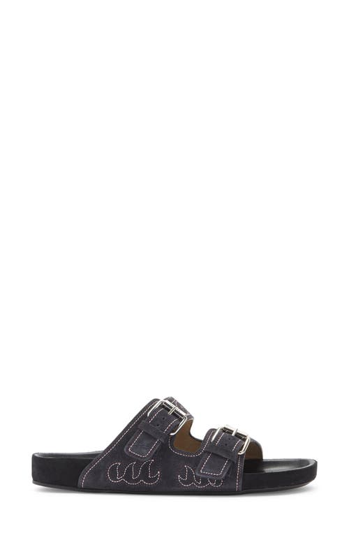 Isabel Marant Lennoyo Slide Sandal In Black