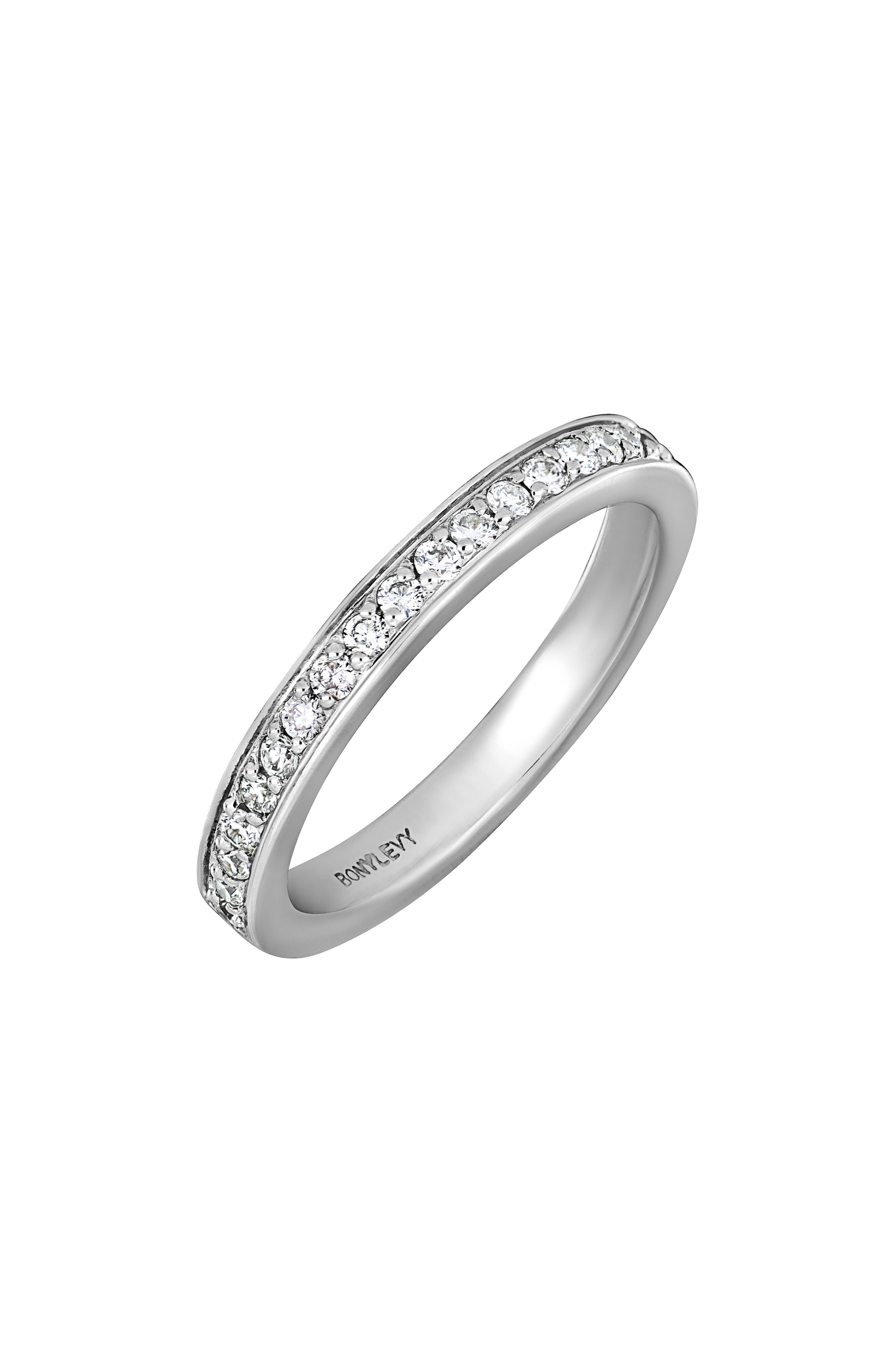 Bony Levy Icon Diamond Stacking Ring
