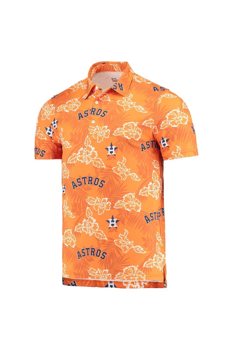 Men's Reyn Spooner Orange Houston Astros Performance Polo, Alternate, color, Orange