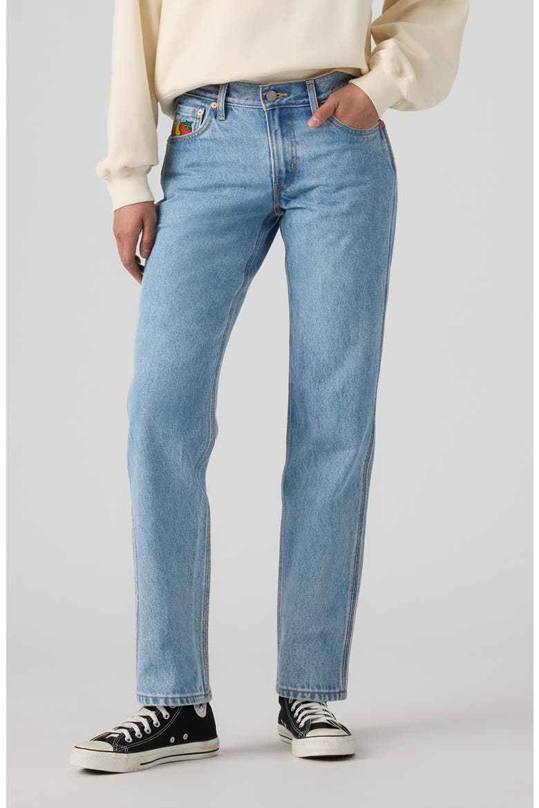 Straight Leg Jeans, Alternate, color, X SHFU LIGHT STONE