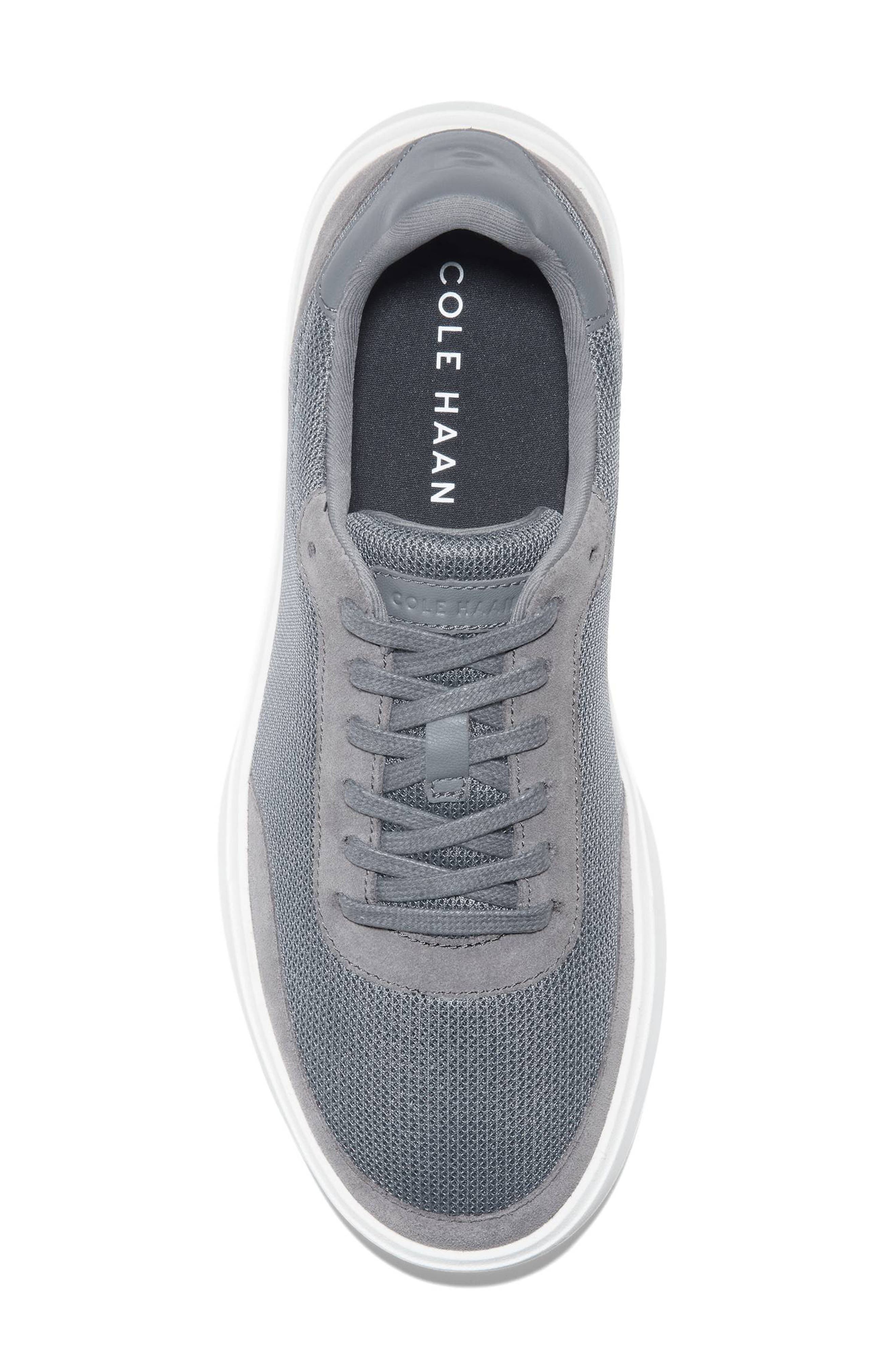 Cole Haan Grand Crosscourt Sideserve Sneaker, Alternate, color, Quiet Shade/ Gray Pinstripe
