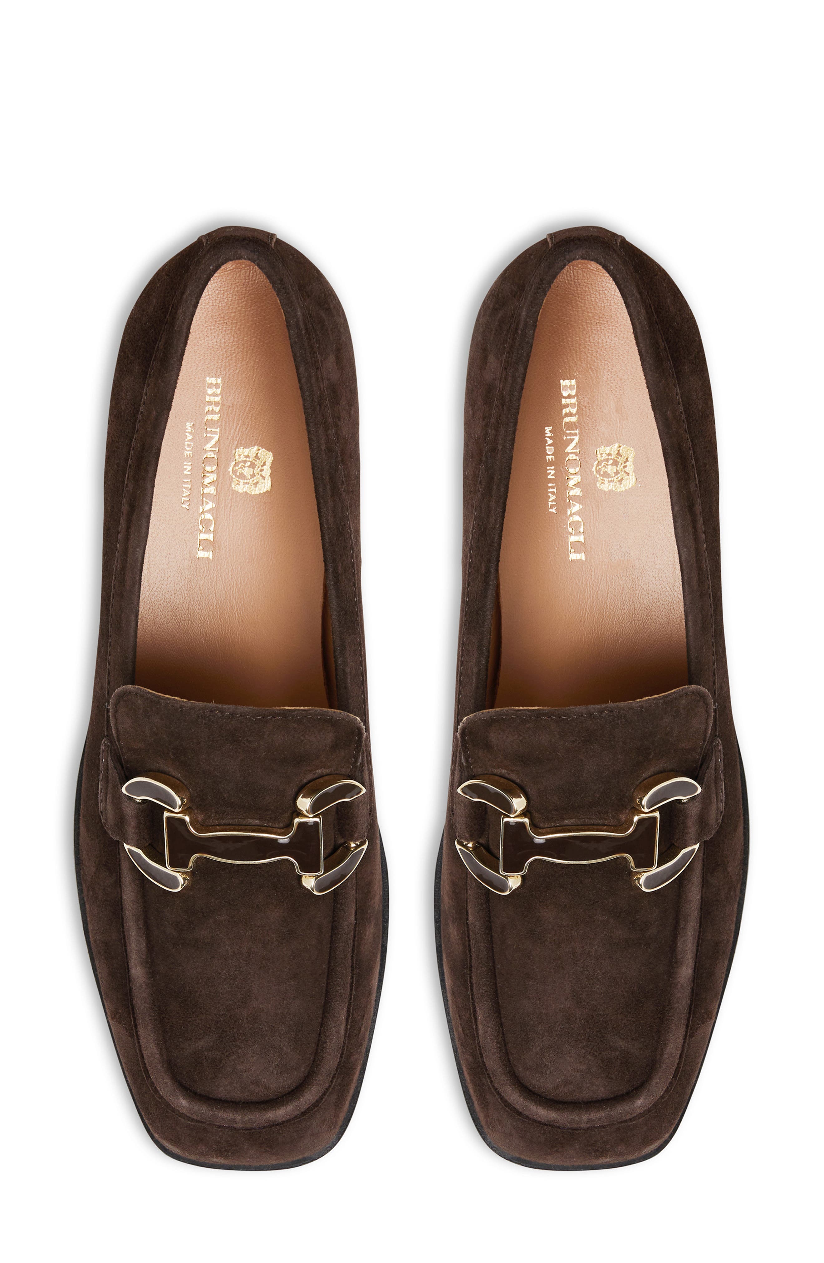 Natalie Bit Loafer, Alternate, color, BROWN SUEDE