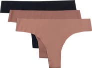 Uwila Warrior 3-Pack Soft Seamless Thongs
