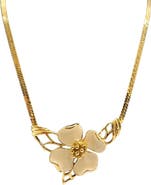 MADISON BEVERLY HILLS Vintage Dogwood Flower Pendant Necklace