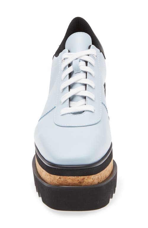 Shop Stella Mccartney Sneakelyse Platform Sneaker In Dusty Blue