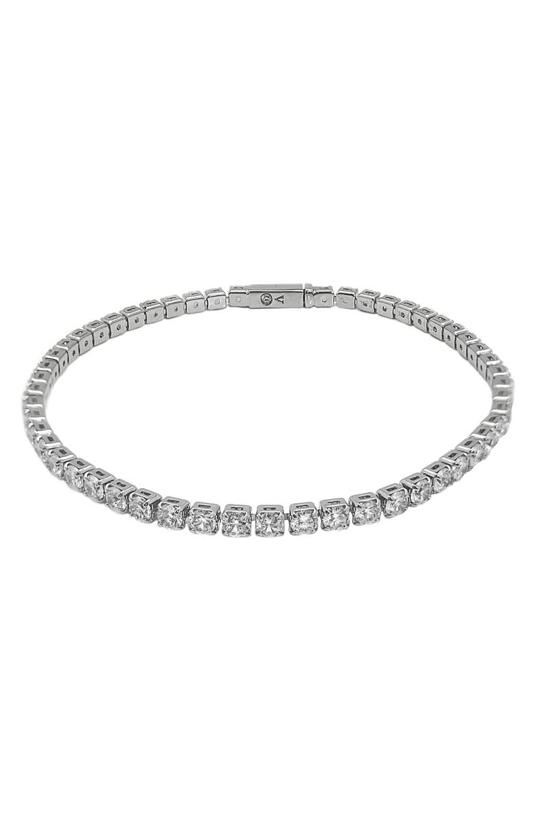 Vince Camuto Cubic Zirconia Tennis Bracelet, Main, color,
