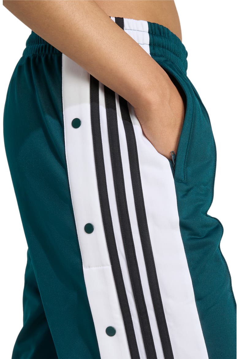 Adibreak Track Pants, Alternate, color, AURORA IVY/ BLACK