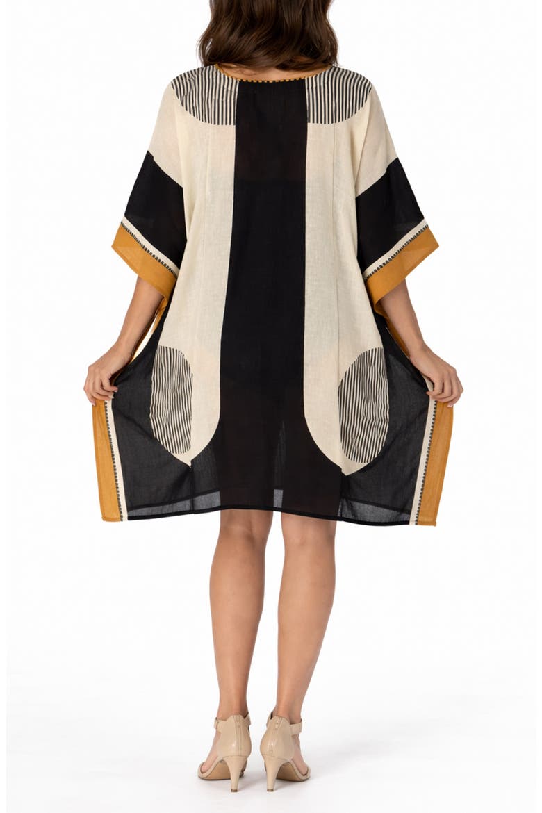 Cotton Poncho, Alternate, color, WHITE