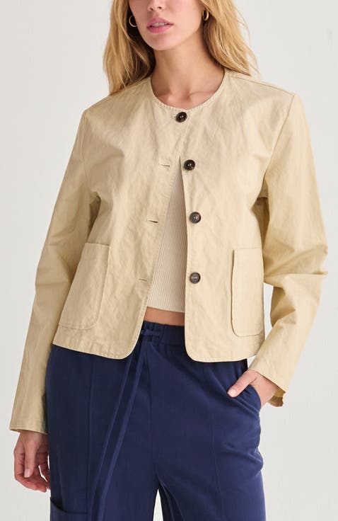 Crinkled Woven Jacket