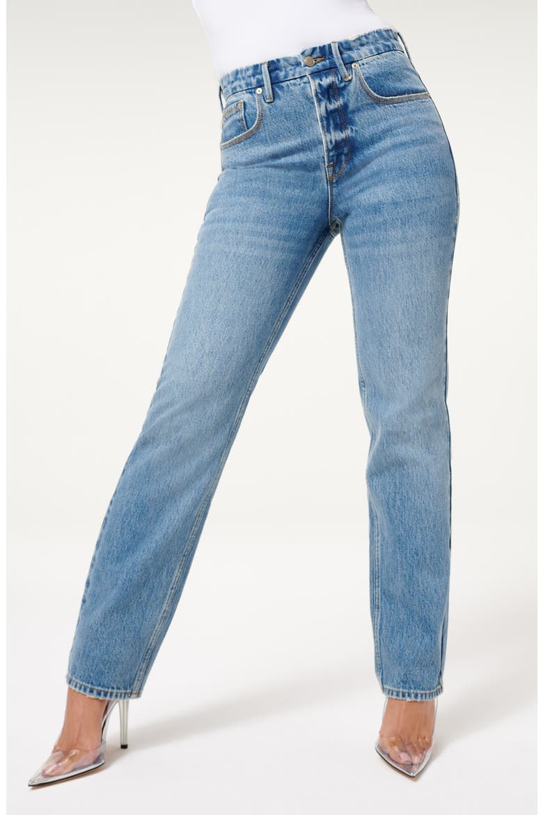 Icon High Waist Jeans, Alternate, color, BLUE952
