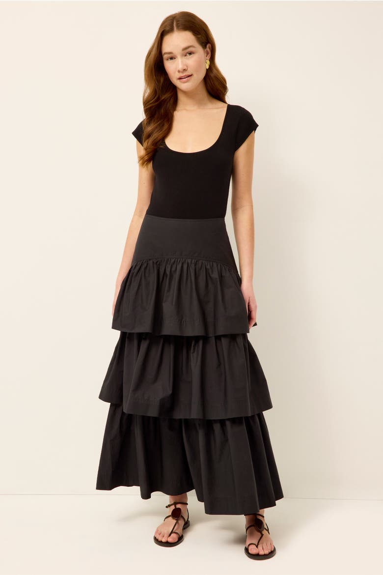 Baylor Skirt, Main, color, Black