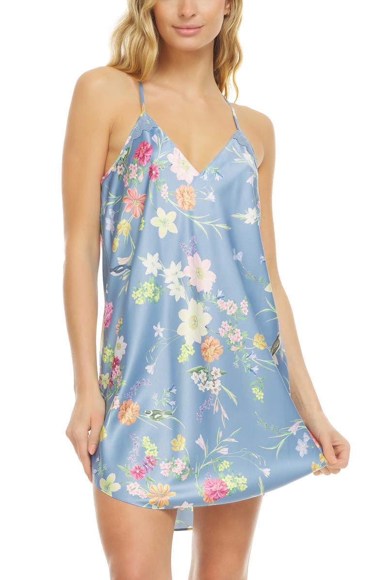 Flora Nikrooz Gabrielle Floral Chemise, Main, color, 