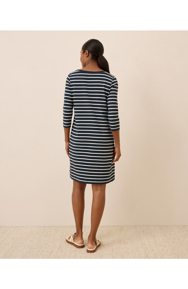 Pact Organic Cotton Softspun Boat Neck Dress, Alternate, color, Monterey Stripe