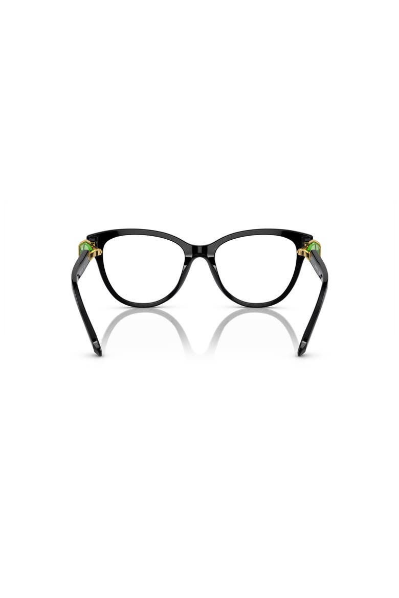52mm Round optical glasses, Alternate, color, Black