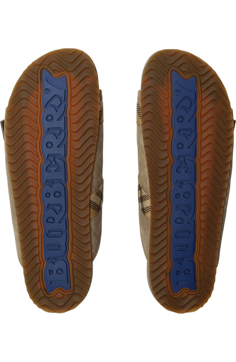 Burberry Urchin Slide Sandal, Alternate, color, Sparrow Beige
