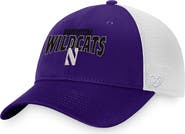 TOP OF THE WORLD Men's Top of the World Purple/White Northwestern Wildcats Breakout Trucker Snapback Hat